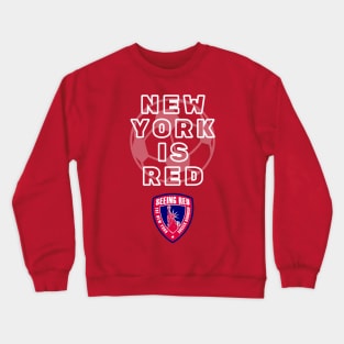 New York Is Red Crewneck Sweatshirt